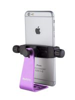 MeFOTO SideKick360 Plus Smartphone Tripod Mount-Stand-Holder, Works with iPhone, Google, HTC, Nexus, Lumia, Galaxy, Xperia and all other Smartphones (see details below) - Purple (MPH200P)