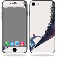 MightySkins Skin Compatible with Apple iPhone 8 - Surfing The Universe | Protective, Durable, and Unique Vinyl Decal wrap Cover | Easy to Apply, Remove, and Change Styles | Made in The USA