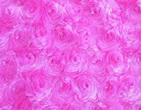 Camera Photo Floor Prop Faux Fur Artificial Fur, Newborn Baby Photography Props, Basket Stuffer Blanket - Baby Props, Basket Fabric (Hot Pink Rosette)