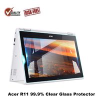 FORITO Tempered Glass Screen Protector for 2019 2018 2017 Acer Chromebook R 11 Convertible 2-in-1 Touchscreen 11.6" Notebook, with Large Cleaning Cloth Crystal Clear Anti Scratch and Bubble Free