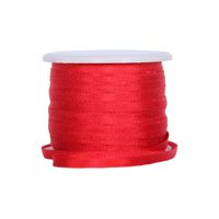 Threadart 100% Pure Silk Ribbon - 2mm Red - No. 539-3 Sizes - 50 Colors