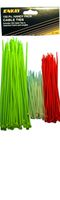 Enkay 7000 Nylon Ties, Assorted Size and Colors, 100-Piece