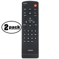 2-Pack Replacement LC195EMX HDTV Remote Control for TV Emerson - Compatible with NH000UD Emerson TV Remote Control
