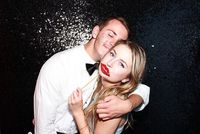 TRLYC 10Ft by 10Ft Black Photo Booth Backdrop Sequin Party Photo Booth Backdrop Sparkly Wedding Curtain