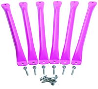 CREATIVE CEDAR DESIGNS Monkey Bars (6 Pack) - Pink, One Size