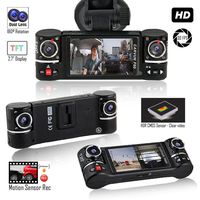 Indigi Dash Cam, Dashboard Camera Recorder w/Full HD 1080p, 170º Wide Angle, 2.7-inch TFT Display, Motion Recording + File Protection