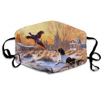 Hongao Anti Dust Pollution Mask Duck Dog Reusable Washable Earloop Face Mouth Mask for Men Women