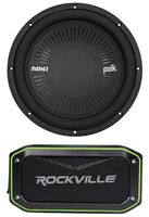 Polk Audio MM 1242 DVC 12" 1260 Watt Car Audio Subwoofer Sub + Speaker