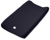 Burt's Bees Baby - Changing Pad Cover, 100% Organic Cotton Changing Pad Liner for Standard 16" x 32" Baby Changing Mats (Blueberry Solid Color)