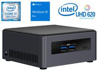 Intel NUC NUC7i7DNHE Mini PC/HTPC, Intel Quad-Core i7-8650U Upto 4.2GHz, 32GB DDR4, 512GB NVMe SSD, 4k Support, Dual Monitor Capable, WiFi, Bluetooth, Windows 10 Pro 64Bit