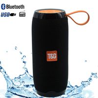 Portable Wireless Outdoor Bluetooth Speaker 10W Drivers, Enhanced Bass, Built in Mic, IPX5 Waterproof, Beach, Shower and HOM (Black)
