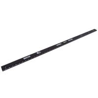 60744 48" Magnetic Poly Level Rule W/Vials-Black