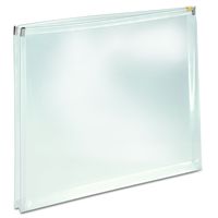 Globe-Weis/Pendaflex Zip Envelope, Letter Size, 5-Pack, Clear (84190GW)