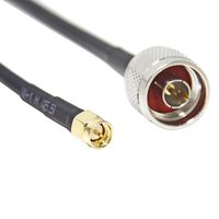 N to SMA Cable, 25FT(7.66m) Antenna Coaxial Cable with N Type Male to SMA Male Coax Connector, RFAdapter Low Loss LMR200 Pigtail Jumper for ADS-B, GPS, Modem, Router, Booster