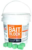 JT Eaton 709-PN Bait Block Rodenticide Anticoagulant Bait, Peanut Butter Flavor, for Mice and Rats (9 lb Pail of 144)