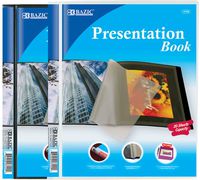 BAZIC 10-Pockets Presentation Book (Case of 24)