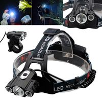 Ship from US, Matoen (TM) 15000Lm Cree 3x T6 LED Rechargeable 18650 Headlamp Headlight Head Torch