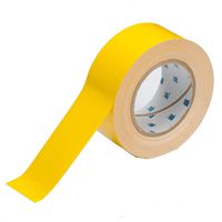 Brady ToughStripe Floor Marking Tape - Yellow, Non-Abrasive Tape - 2" Width, 100' Length - 104312