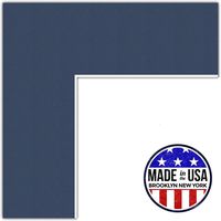 23x30 Deep Blue / Midnight Blue Custom Mat for Picture Frame with 19x26 opening size (Mat Only, Frame NOT Included)