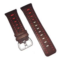 feuy for Fitbit Ionic Band Leather, Adjustable Leather Replacement Strap for Fitbit Ionic Smart Watch, Accessories Straps for Fitbit Ionic Smart Fitness Watch Women Men