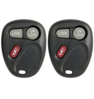 Keyless2Go Keyless Entry Car Key Replacement for Vehicles That Use 3 Button 15732803 KOBUT1BT - 2 Pack