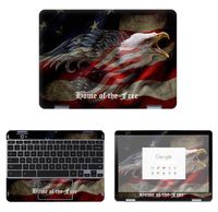 decalrus - Protective Decal Patriotic Skin Sticker for Samsung Chromebook Plus XE521 XE521QAB XE525QBB (12.2" Screen) case Cover wrap SAchrmbk12_XE521-192