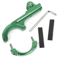 DURAGADGET Ultra-Strong Forged Aluminium Handlebar Mount in Green For For GoPro Hero 4 (Black & Sliver), HERO, 3+, 3, 2, 1 & HD Hero, Naked / Helmet / LCD BacPak (Black, White, Silver, Surf, Outdoor & Sport Editions)