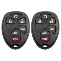 uxcell 2pcs OUC60270 6 Buttons Key Fob Remote Control Case Shell Replacement for 2007-2014 Chevrolet Tahoe Suburban 1500