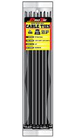 Pro Tie B22SHD100 22-Inch Super Heavy Duty Standard Cable Tie, UV Black Nylon, 100-Pack