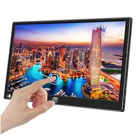 Eleduino 15.6" inch Portable Touchscreen Monitor Second Screen Monitor for Laptop PC 1920x1080 with USB-C & HDMI Video Inputs,HDR,Ultra-Slim Bulit in Speakers
