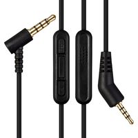 Replacement Cable Lead With Inline Remote & Microphone For Bose QuietComfort 3 (QC3) Headphones
