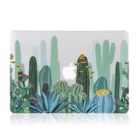 Cactus Pattern MacBook Air 13 inch Case (A1369 & A1466, Older Version 2010-2017 Release), 3D Effect Matte Clear See Through Hard Case Cover Only Compatible MacBook Air 13.3 inch