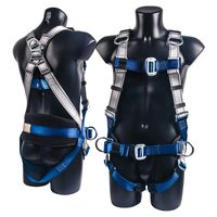 JINGYAT Full Body Safety Harness Fall Protection with 5 D-Ring,Universal Personal Protective Equipment (130-310 pound),Construction Industrial Tower Roofing Tool