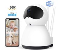 Smart WiFi Camera 1080P High Definition Wireless Home/Business Security Surveillance Cam Recorder - Pet/Baby/Nanny/Elder Monitor, 360 Degree, Night Vision, Two-Way Audio, Motion & Sound Detection