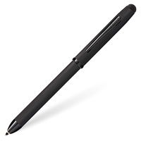 Cross Tech3+ Brushed Black PVD Multifunction Pen with Stylus and 0.5mm Lead