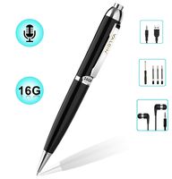 Digital Voice Recorder, ValoinUS Professional 16G Digital Audio Recorder Dictaphone with MP3 Player,One Button for Recording