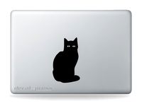 Cat Lightup Eyes Sticker Decal MacBook, Air, Pro All Models