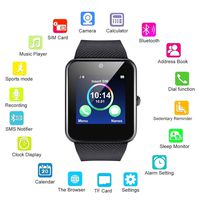 fanddy Men Women Unisex Bluetooth Smart Watch Monitor Fitness Waterproof Wri Smart Watches