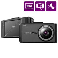 THINKWARE X700 Car Dash Cam 1080P FHD 140°Wide Angle Dashboard Camera Recorder for Cars with G-Sensor, Car Camera w/Sony Sensor, WiFi, Night Vision, Loop Recording, 16GB, Optional Parking Mode and GPS