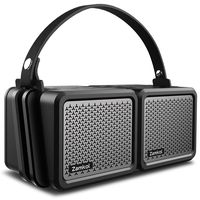 Bluetooth Speakers, Zamkol Portable Bluetooth Speaker Waterproof 25W 2-in-1 Wireless Stereo Pairing Booming Bass, IPX7, Built-in Mic, Durable for Home Party, Outdoor, Travel, Camping