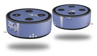 Skin Wrap Decal Set 2 Pack for Amazon Echo Dot 2 - Snowflakes (2nd Generation ONLY - Echo NOT Included)