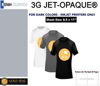 Neenah 3G Jet Opaque Heat Transfer Paper 8.5" x 11" (Pack of 10 sheets)