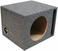 Creative Car Audio Single 10" Ported Universal Fit Sub Box Enclosure