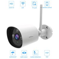 Outdoor Bullet Camera,Wireless IP Security Surveillance Waterproof 1080P HD Video Webcam Pro Motion Detection, Alarm and Night Vision for Home Protection