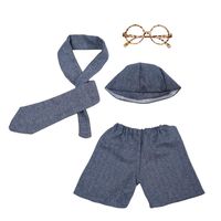 Infant Photo Suits Newborn Baby Photography Clothes Set Cute Photograph Props Hat Necktie Pants Glasses Outfits for Boys Girls