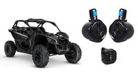 Boss Bluetooth Controller for Can-Am Maverick X3/X3 Max+6.5" 250w Tower Speakers