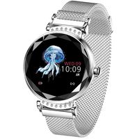 Pard Women's Smart Watch, Fashion Heart Rate Blood Pressure Activity Fitness Tracker, Silver