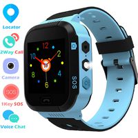 Kids Smart Watch Phone with Position Tracker - Boys Girls Smartwatch with LBS Locator 2 Way Calls Camera Voice Chat SOS Alarm Clock Anti Lost Flashlight Game Sports Cellphone Wrist Watch Bracelet