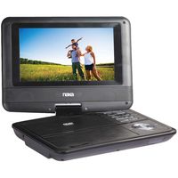 NAXA Electronics NPD-703 7-Inch TFT LCD Swivel Screen Portable DVD Player - Black lacquer