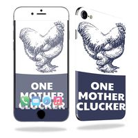 MightySkins Skin Compatible with Apple iPhone 7 - One Mother Clucker | Protective, Durable, and Unique Vinyl Decal wrap Cover | Easy to Apply, Remove, and Change Styles | Made in The USA